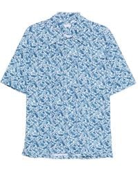 Orian - Hemd Mit Blatt-Print - Lyst