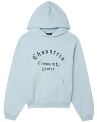 Willy Chavarria - Chavarria Community Center Shrunken Pouch-Pocket Hoodie - Lyst