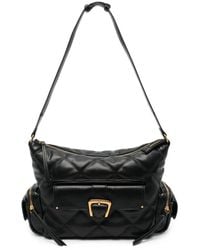 Liu Jo - Medium Quilted Buckle-Detail Shoulder Bag - Lyst