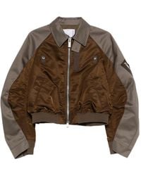 Sacai - Zip Bomber Jacket - Lyst