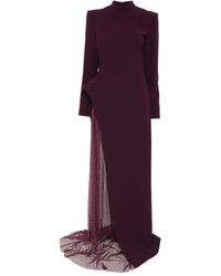 Jean Louis Sabaji - Asymmetric-Design Maxi Dress - Lyst