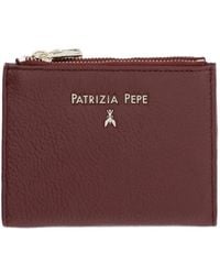 Patrizia Pepe - Portefeuille En Cuir À Plaque Logo - Lyst