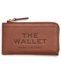 Marc Jacobs - The Leather Top Zip Multi Wallet Met Rits - Lyst