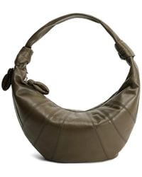 Lemaire - Fortune Croissant Knotted Panelled Shoulder Bag - Lyst