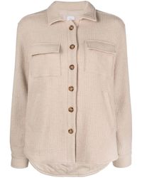 Eleventy - Wool Textured Long-Sleeve Shirt - Lyst