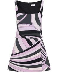 PUCCI - Abstract-print sleeveless dress - Lyst