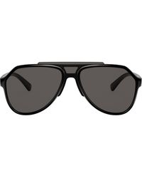Dolce & Gabbana 'Viale Piave 2.0' Sonnenbrille - Schwarz