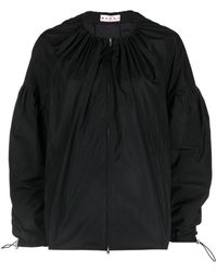 Marni - Balloon Sleeve Zipped Jacket - Lyst