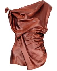Paris Georgia Basics - Claw Liquid Blouse - Lyst