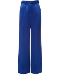 Gabriela Hearst - Belted Straight-Leg Trousers - Lyst