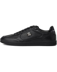 KARL LAGERFELD - Ikon Nft Patch Leather Sneakers - Lyst