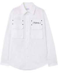 Off-White c/o Virgil Abloh - Type Arrow Poplin Overshirt - Lyst