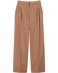 Twinset - Check Pattern Palazzo Trousers - Lyst