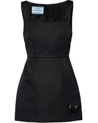 Prada - Zipped-pouch Re-nylon Mini Dress - Lyst