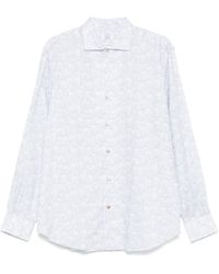 Mazzarelli - Hemd Mit Blumen-Print - Lyst