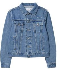 Off-White c/o Virgil Abloh - Chaqueta vaquera con rayas Diag - Lyst