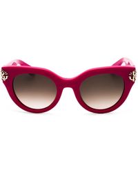 Roberto Cavalli - Logo-Detail Cat-Eye Sunglasses - Lyst