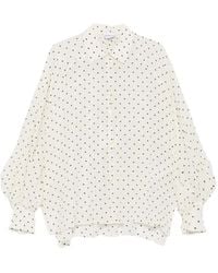 Marella - Polka-Dot Silk Shirt - Lyst