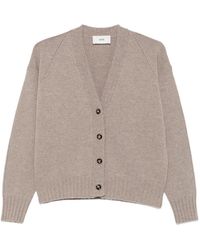 SOLOTRE - V-Neck Raglan-Sleeve Cardigan - Lyst