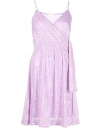 Liu Jo - Sequin-embellished Mini Dress - Lyst