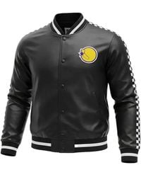 Mitchell & Ness - Nba Golden State Warriors Checker-Print Jacket - Lyst