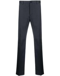 Etro - Mid-rise Stretch-cotton Chinos - Lyst