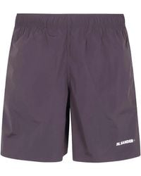 Jil Sander - Logo-Print Shorts - Lyst