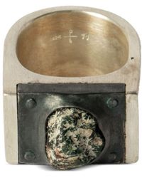 Parts Of 4 - Plate Gem-embellished Ring - Lyst