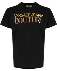 Versace - Logo-print Short-sleeved T-shirt - Lyst