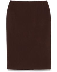 Miu Miu - Gonna Midi A Matita - Lyst