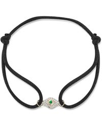 Mateo - Evil Eye Diamond Bracelet - Lyst