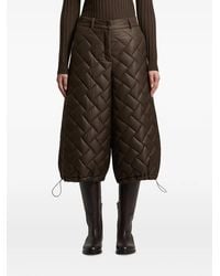 Peserico - Quilted Drawstring Trousers - Lyst