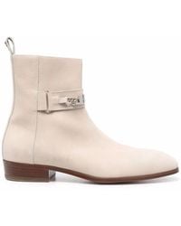 Philipp Plein - Logo Plaque Ankle Boots - Lyst