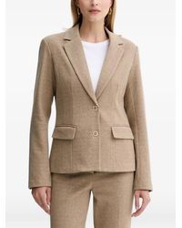 Fracomina - Button Notch-Lapel Blazer - Lyst