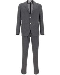 Eleventy - Single-Breasted Patch-Pocket Suit - Lyst