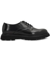 Doucal's - Derby-Schuhe aus gebürstetem Leder - Lyst