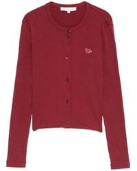 Maison Kitsuné - エンブロイダリーカーディガン - Lyst