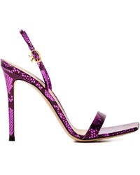 Gianvito Rossi - Sandalias Ribbon con tacón de 105 mm - Lyst