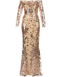 Elie Saab - チュール マキシドレス - Lyst
