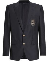 Dolce & Gabbana - Appliqué Blazer - Lyst