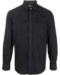 RRL - Heritage Front Press-Stud Fastening Shirt - Lyst