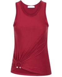 Rabanne - Ruched Sleeveless Top - Lyst
