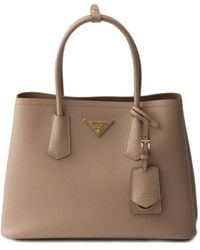 Prada - Borsa Double Media - Lyst