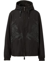 Burberry - Chaqueta Equestrian Knight estampada - Lyst