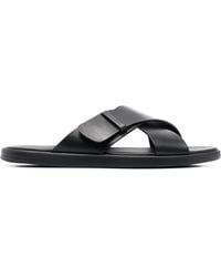 Doucal's - 20Mm Open-Toe Leather Sandals - Lyst
