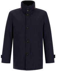Herno - Chaqueta Con Cierre De Botón - Lyst