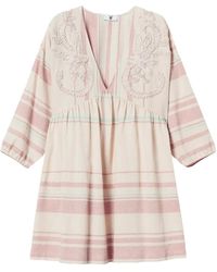 Twinset - Striped Mini Dress - Lyst