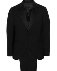 Lardini - Einreihiger Anzug Mit Anstecknadel - Lyst