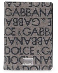 Dolce & Gabbana - Porte-cartes à logo en jacquard - Lyst