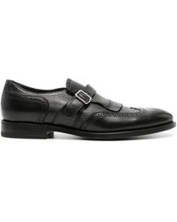 Henderson - Almond-toe Leather Brogues - Lyst